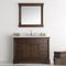 Fresca Kingston 49" Antique Coffee Traditional Bathroom Vanity with Mirror FVN2248AC