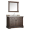 Fresca Kingston 49" Antique Coffee Traditional Bathroom Vanity w/ Mirror FVN2248AC