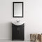 Fresca Hartford 24" Black Traditional Bathroom Vanity FVN2302BL-CMB