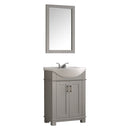 Fresca Hartford 24" Gray Traditional Bathroom Vanity FVN2302GR-CMB