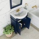 Fresca Hartford 24" Royal Blue Traditional Bathroom Vanity FVN2302RBL-CMB