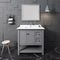 Fresca Manchester 36" Gray Traditional Bathroom Vanity with Mirror FVN2336GR