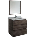 Fresca Formosa 36" Floor Standing Modern Bathroom Vanity w/ Mirror FVN3136ACA-FC