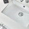 Fresca Lucera 48" White Wall Hung Double Undermount Sink Modern Bathroom Vanity with Medicine Cabinet FVN6148WH-UNS-D