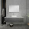 Fresca Lucera 60" Gray Wall Hung Single Vessel Sink Modern Bathroom Vanity with Medicine Cabinet FVN6160GR-VSL