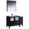 Fresca Torino 48" Espresso Modern Bathroom Vanity w/ Side Cabinet & Integrated Sink FVN62-3612ES-UNS