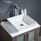 Fresca Torino 24" Gray Oak Modern Bathroom Vanity with Vessel Sink FVN6224GO-VSL