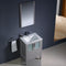 Fresca Torino 24" Gray Modern Bathroom Vanity with Integrated Sink FVN6224GR-UNS