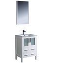 Fresca Torino 24" White Modern Bathroom Vanity w/ Integrated Sink FVN6224WH-UNS