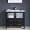 Fresca Torino 36" Espresso Modern Bathroom Vanity with Integrated Sink FVN6236ES-UNS