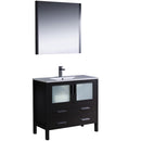 Fresca Torino 36" Espresso Modern Bathroom Vanity w/ Integrated Sink FVN6236ES-UNS