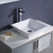 Fresca Torino 36" Gray Modern Bathroom Vanity with Vessel Sink FVN6236GR-VSL