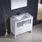 Fresca Torino 36" White Modern Bathroom Vanity with Integrated Sink FVN6236WH-UNS