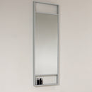 Fresca Pulito 16" Small White Modern Bathroom Vanity with Tall Mirror FVN8002WH