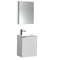 Fresca Valencia 20" Glossy White Wall Hung Modern Bathroom Vanity w/ Medicine Cabinet FVN8003WH