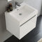 Fresca Nano 24" White Modern Bathroom Vanity with Medicine Cabinet FVN8006WH