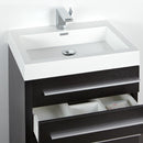 Fresca Livello 24" Black Modern Bathroom Vanity with Medicine Cabinet FVN8024BW