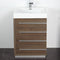 Fresca Livello 24" Gray Oak Modern Bathroom Vanity with Medicine Cabinet FVN8024GO