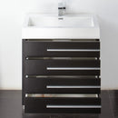 Fresca Livello 30" Black Modern Bathroom Vanity with Medicine Cabinet FVN8030BW