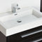 Fresca Livello 30" Black Modern Bathroom Vanity with Medicine Cabinet FVN8030BW