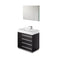 Fresca Livello 30" Black Modern Bathroom Vanity w/ Medicine Cabinet FVN8030BW