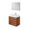 Fresca Livello 30" Teak Modern Bathroom Vanity w/ Medicine Cabinet FVN8030TK