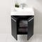 Fresca Alto 23" Black Modern Bathroom Vanity with Medicine Cabinet FVN8058BW