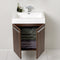 Fresca Alto 23" Walnut Modern Bathroom Vanity with Medicine Cabinet FVN8058GW