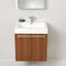 Fresca Alto 23" Teak Modern Bathroom Vanity with Medicine Cabinet FVN8058TK