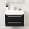 Fresca Medio 32" Black Modern Bathroom Vanity with Medicine Cabinet FVN8080BW