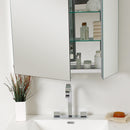 Fresca Vista 36" Walnut Modern Bathroom Vanity with Medicine Cabinet FVN8090GW