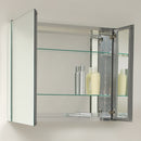 Fresca Vista 36" Teak Modern Bathroom Vanity with Medicine Cabinet FVN8090TK