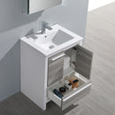 Fresca Allier Rio 24" Ash Gray Modern Bathroom Vanity with Medicine Cabinet FVN8125HA