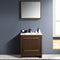 Fresca Allier 30" Wenge Brown Modern Bathroom Vanity with Mirror FVN8130WG