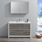 Fresca Allier Rio 48" Ash Gray Single Sink Modern Bathroom Vanity with Medicine Cabinet FVN8148HA