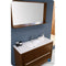 Fresca Allier 48" Wenge Brown Modern Bathroom Vanity with Mirror FVN8148WG