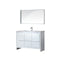 Fresca Allier 48" White Modern Bathroom Vanity w/ Mirror FVN8148WH