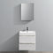 Fresca Valencia 24" Glossy White Wall Hung Modern Bathroom Vanity with Medicine Cabinet FVN8324WH