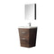 Fresca Milano 26" Rosewood Modern Bathroom Vanity w/ Medicine Cabinet FVN8525RW