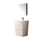 Fresca Milano 26" Glossy White Modern Bathroom Vanity w/ Medicine Cabinet FVN8525WH