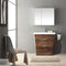 Fresca Milano 32" Rosewood Modern Bathroom Vanity with Medicine Cabinet FVN8532RW