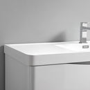 Fresca Tuscany 32" Glossy White Wall Hung Modern Bathroom Vanity with Medicine Cabinet FVN9032WH