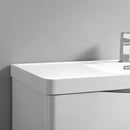 Fresca Tuscany 36" Glossy White Wall Hung Modern Bathroom Vanity with Medicine Cabinet FVN9036WH