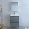 Fresca Catania 24" Ocean Gray Wall Hung Modern Bathroom Vanity with Medicine Cabinet FVN9224OG