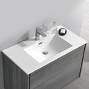 Fresca Catania 36" Ocean Gray Wall Hung Modern Bathroom Vanity with Medicine Cabinet FVN9236OG