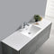 Fresca Catania 60" Ocean Gray Wall Hung Single Sink Modern Bathroom Vanity with Medicine Cabinet FVN9260OG-S