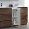 Fresca Lazzaro 60" Rosewood Free Standing Double Sink Modern Bathroom Vanity with Medicine Cabinet FVN93-241224RW-D