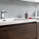 Fresca Lazzaro 72" Rosewood Free Standing Double Sink Modern Bathroom Vanity with Medicine Cabinet FVN93-301230RW-D