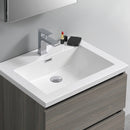 Fresca Lazzaro 24" Gray Wood Free Standing Modern Bathroom Vanity with Medicine Cabinet FVN9324MGO