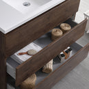 Fresca Lazzaro 42" Rosewood Free Standing Modern Bathroom Vanity with Medicine Cabinet FVN9342RW